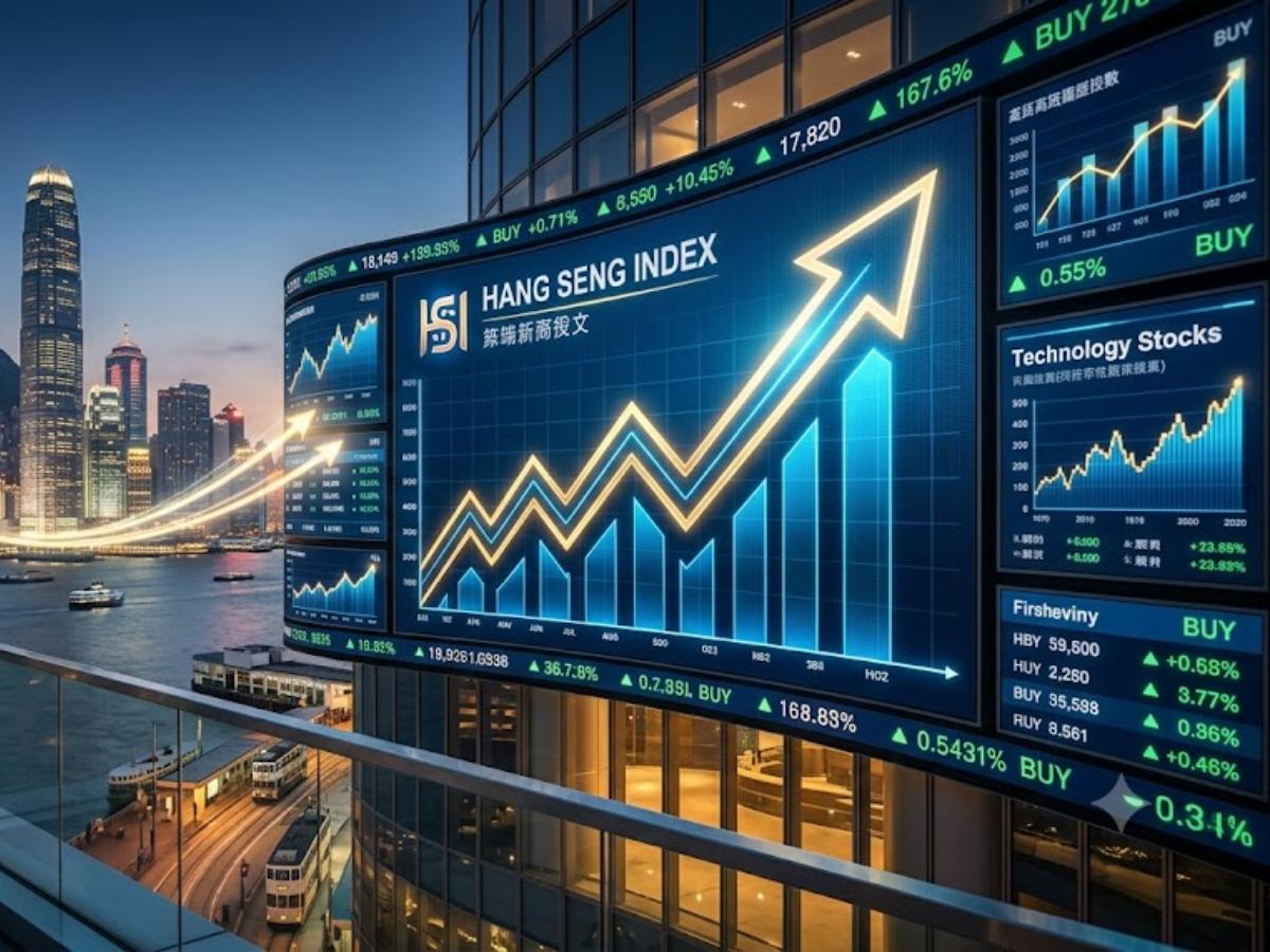 Hong Kong stock market trading floor