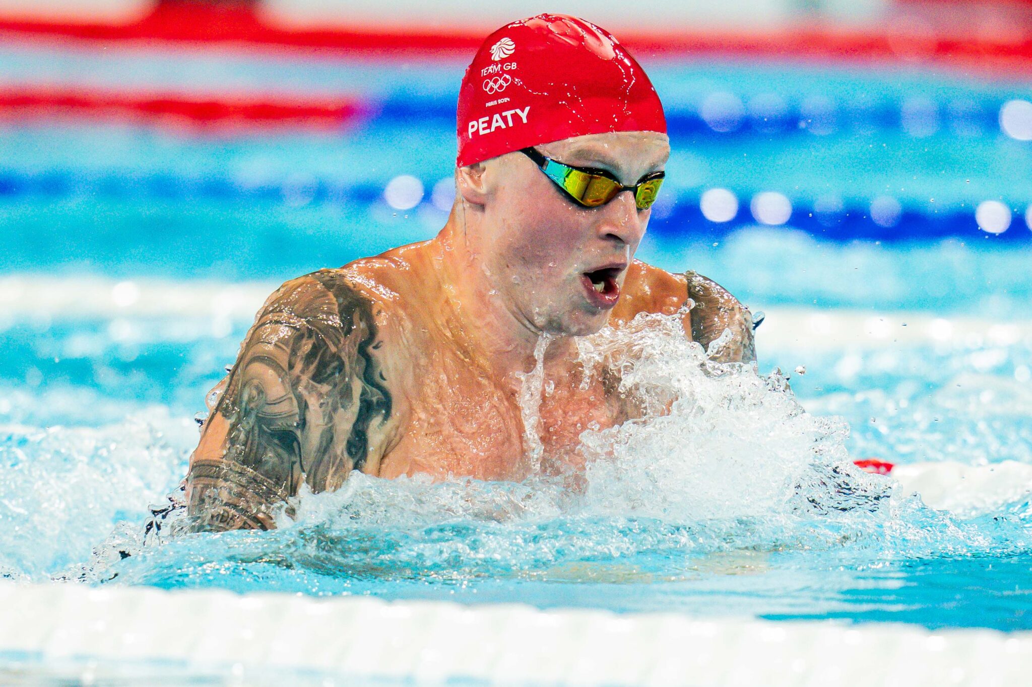 Adam Peaty training for 2028 Olympics