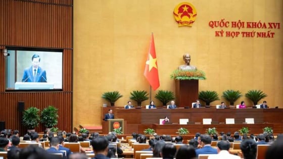 Vietnam National Assembly approving 2026-2030 development plan