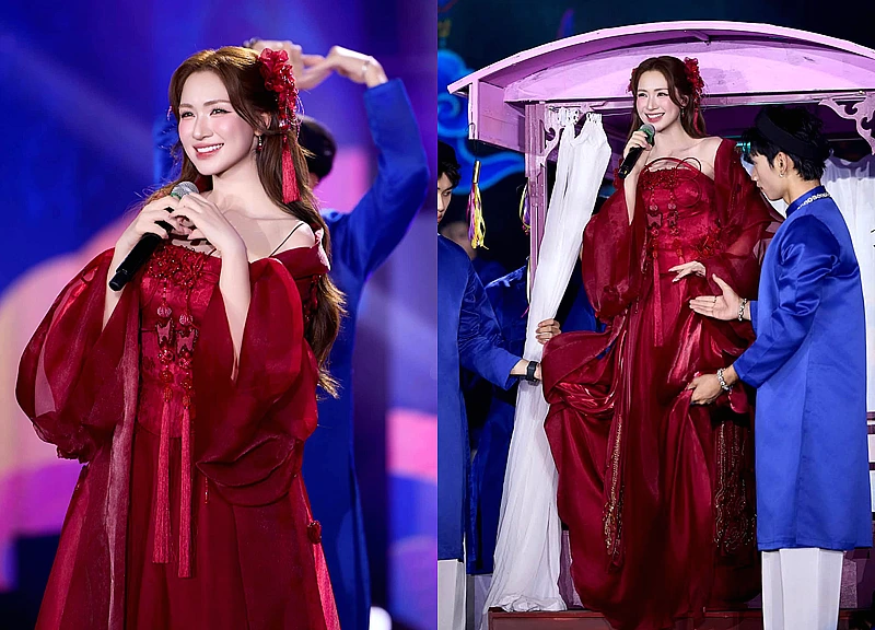 Hòa Minzy's free Bắc Ninh show, where her 327-million-view MV was screened