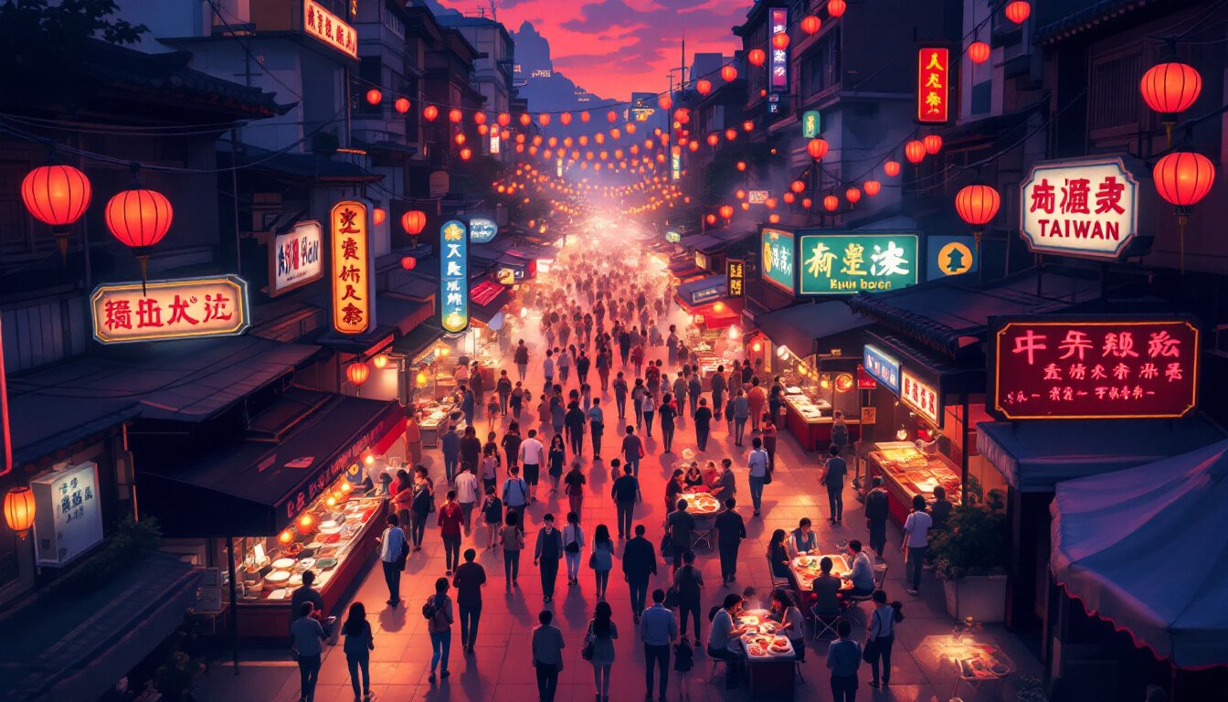 Taiwan street food guide cover