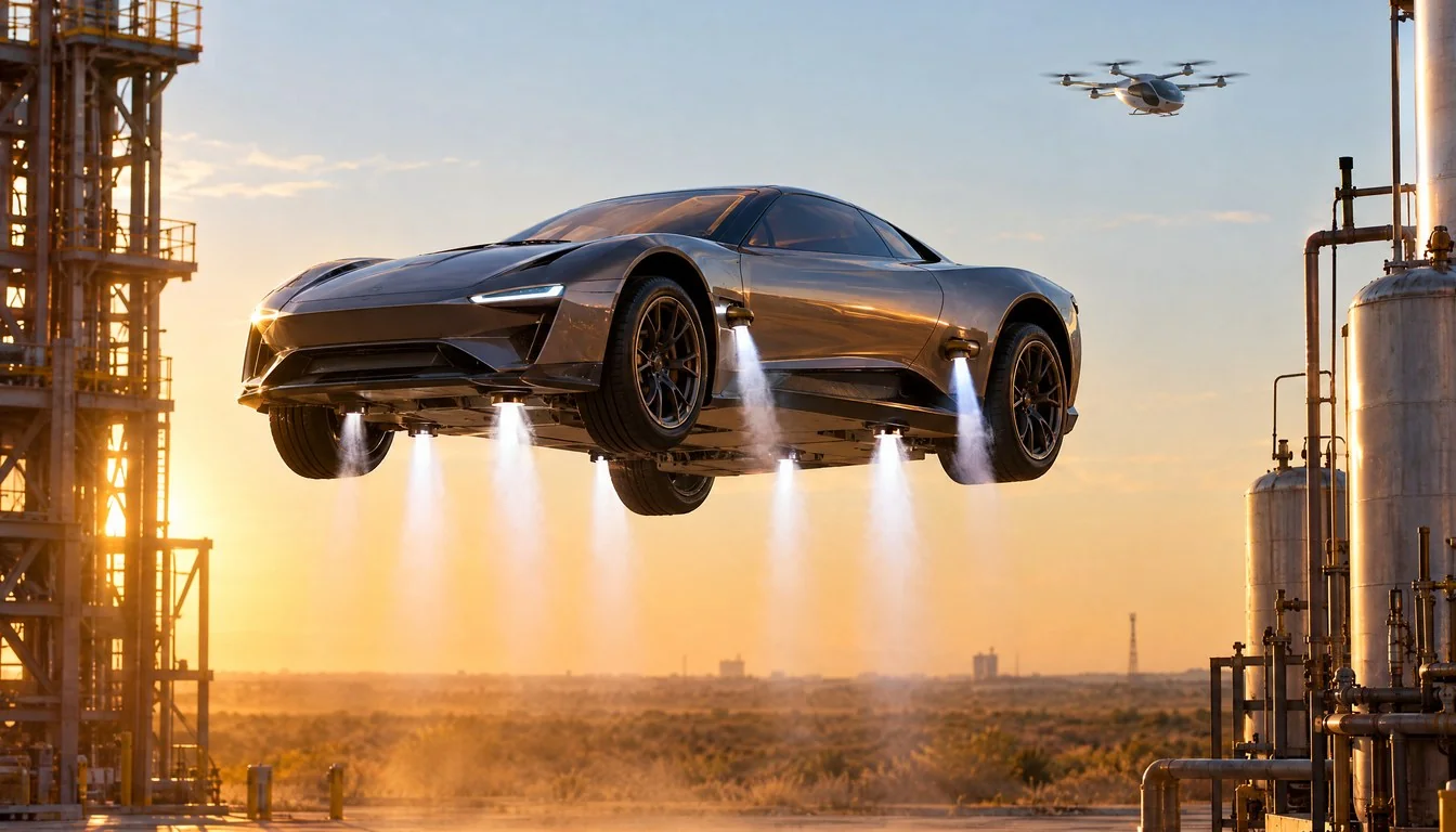 Tesla Roadster flying demo comparison