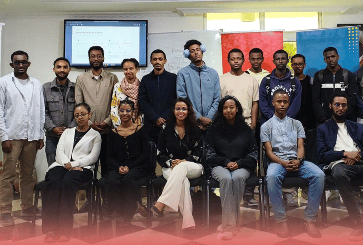 Photo from M-PESA Ethiopia developer training hackathon