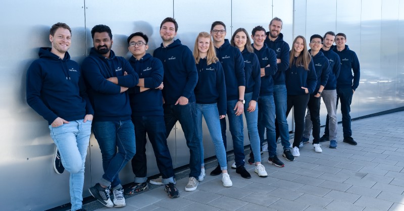 Sereact team, whose AI robotics platform has been used at BMW factories