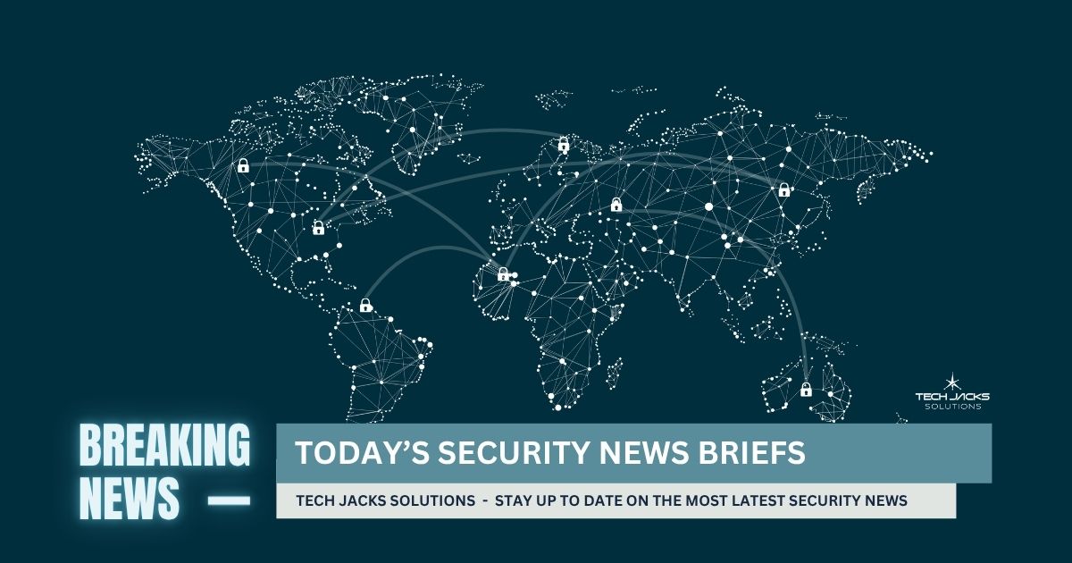 Weekly security intelligence briefing graphic