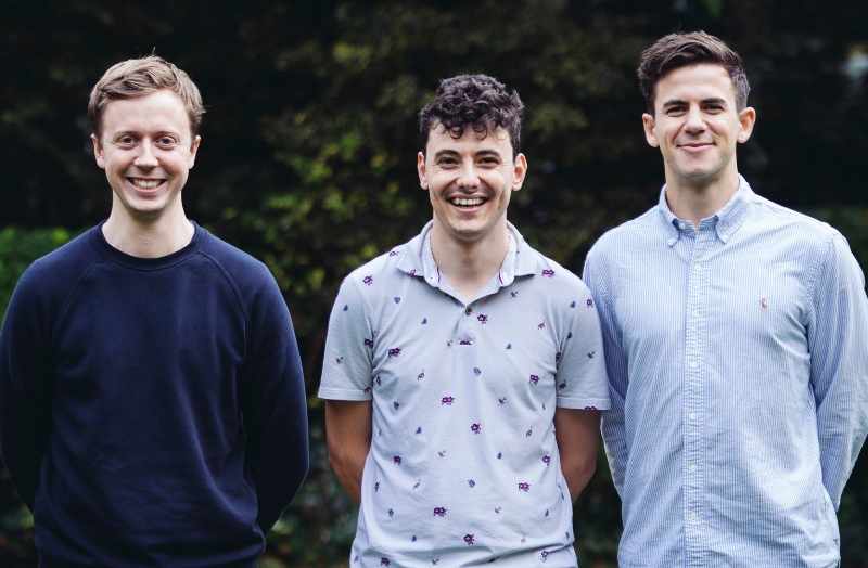 BibliU founders celebrating funding milestone