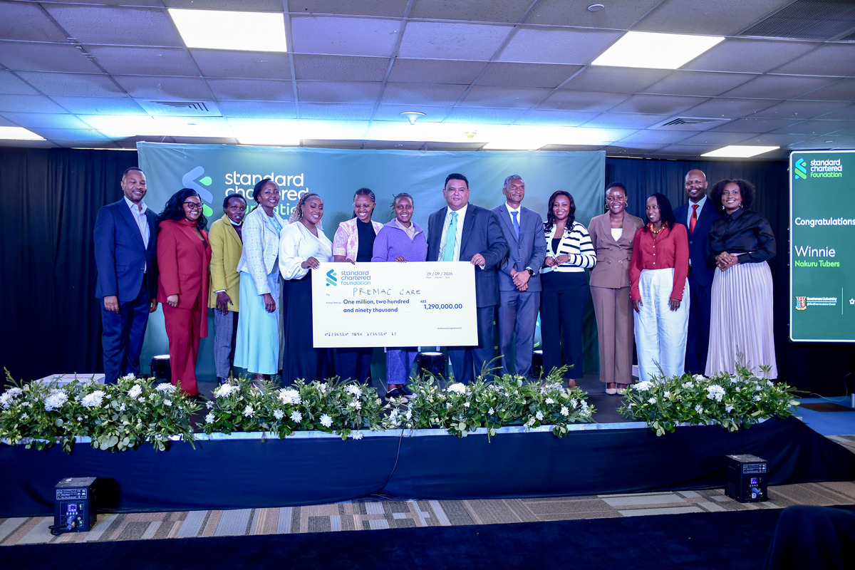 Kenyan women entrepreneurs at accelerator demo day