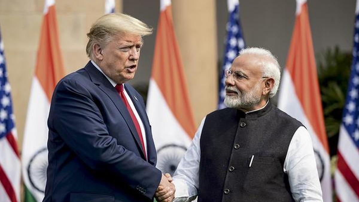 Symbolic image of Trump and Modi