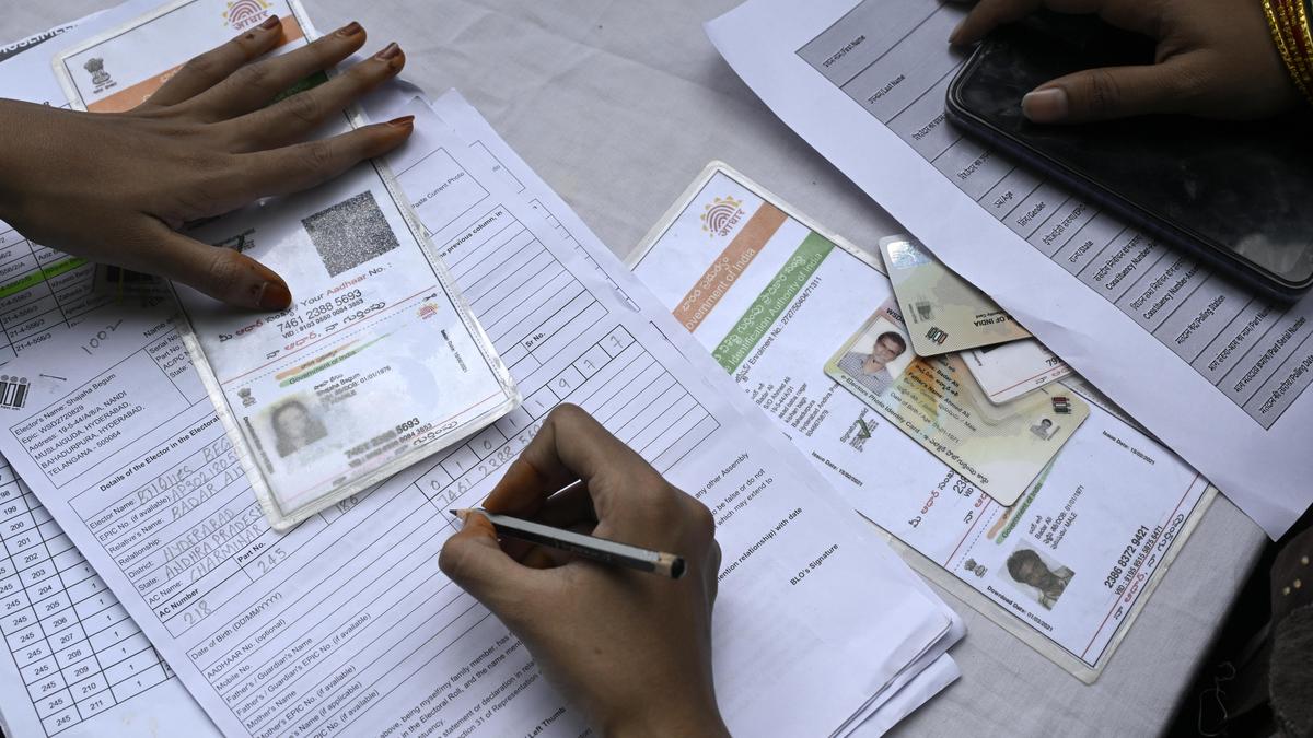 Election Commission building in New Delhi