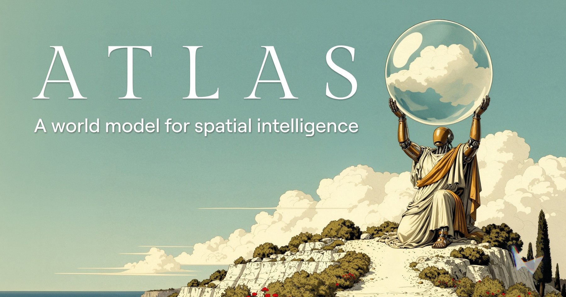 World Labs Atlas interface showing 3D reconstruction