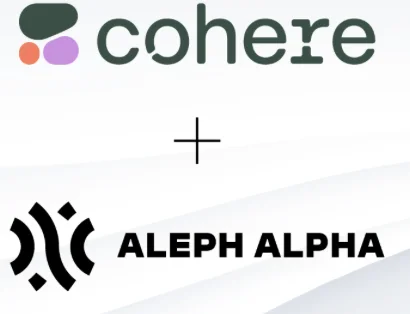 Screenshot showing the Cohere-Aleph Alpha deal announcement, valued at approximately $20 billion combined