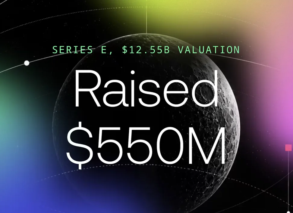 Screenshot of Temporal's $550M Series E announcement