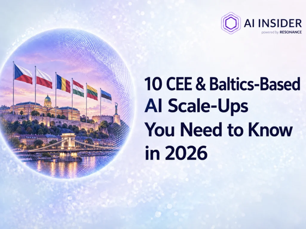 Screenshot of the article listing CEE AI scale-ups