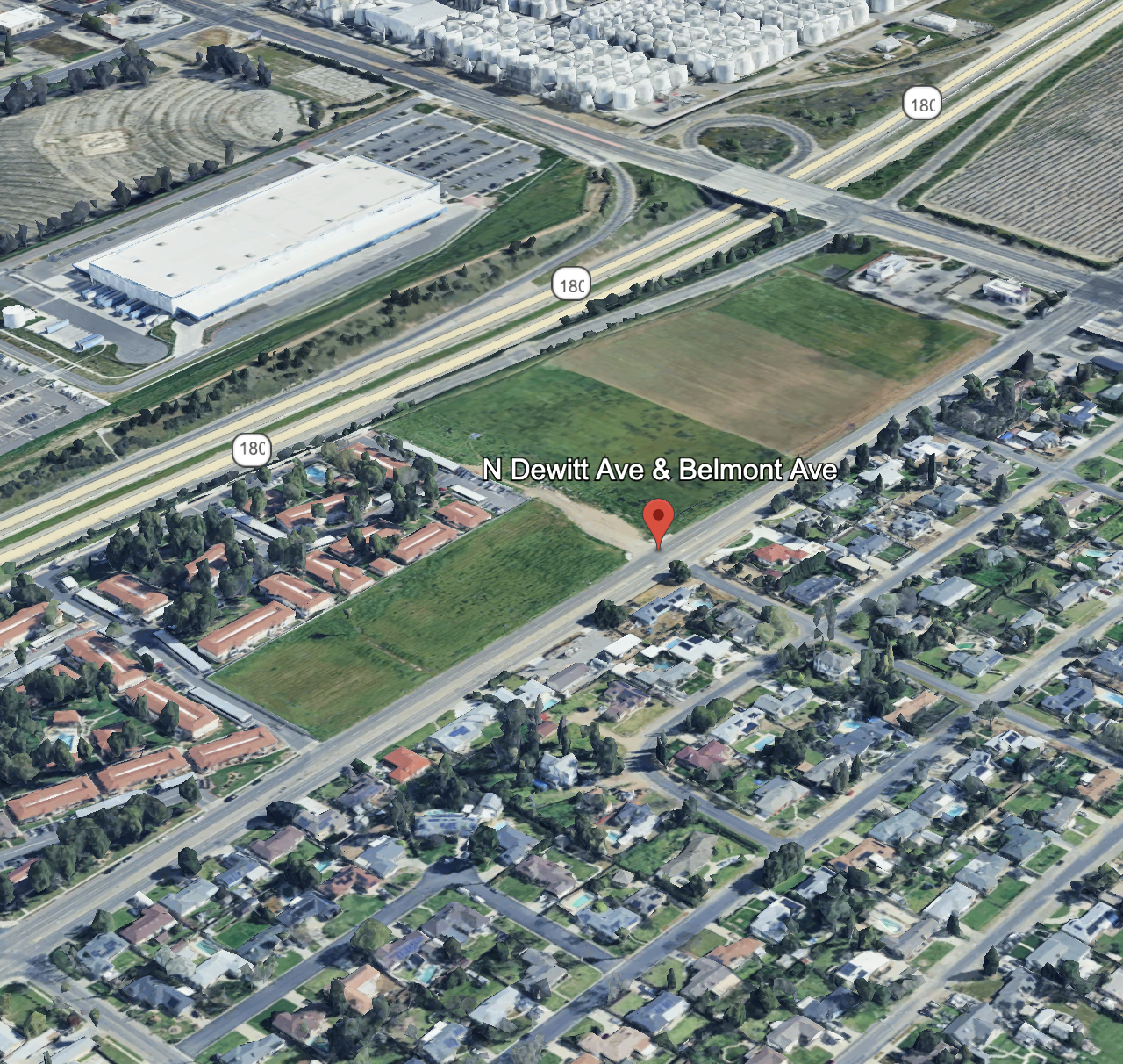 Cottage homes project site in Fresno