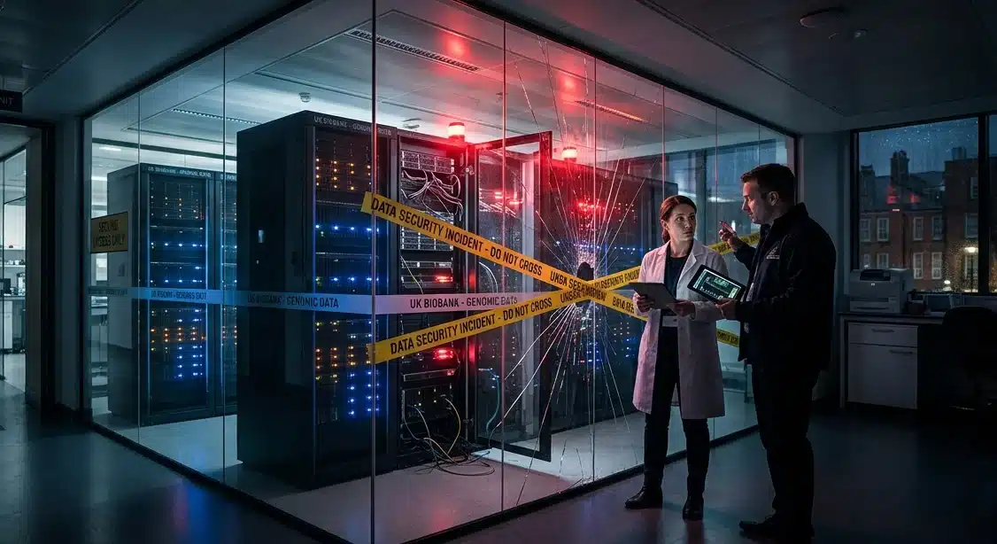 UK Biobank data breach — de-identified health records exposed and listed for sale