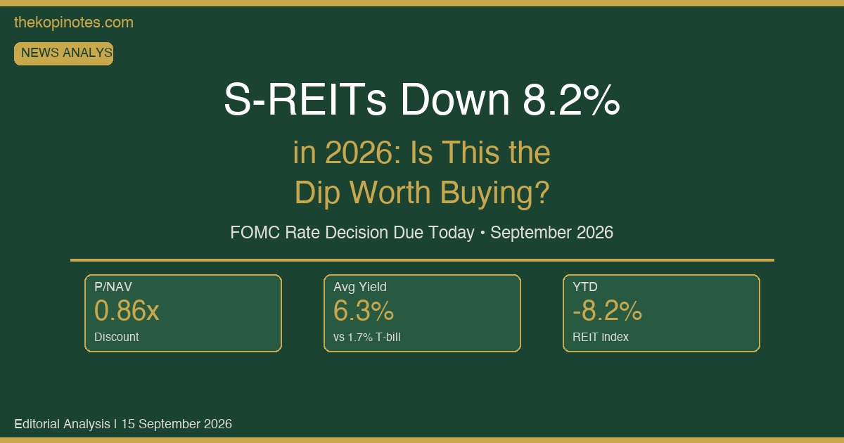 Singapore REIT market performance chart