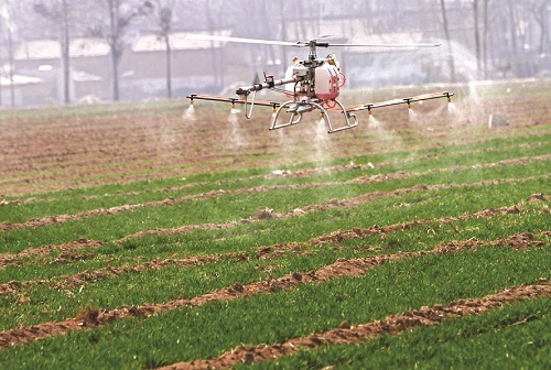 Agricultural drone used by African agritech startups