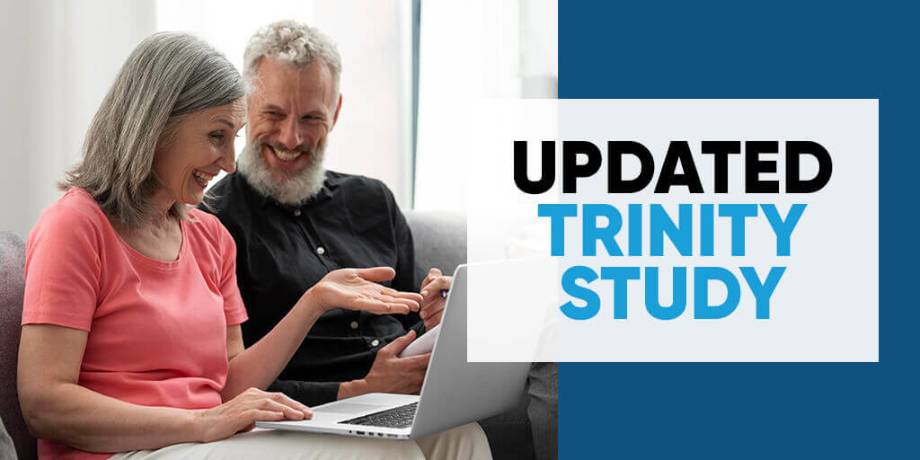 Updated Trinity Study chart showing withdrawal rates