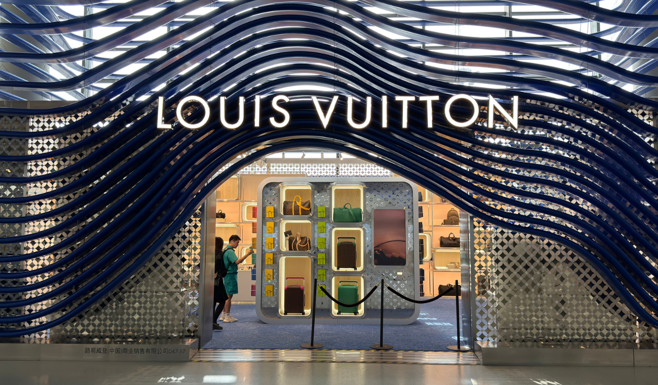LVMH luxury goods storefront reflecting strategic challenges facing the conglomerate