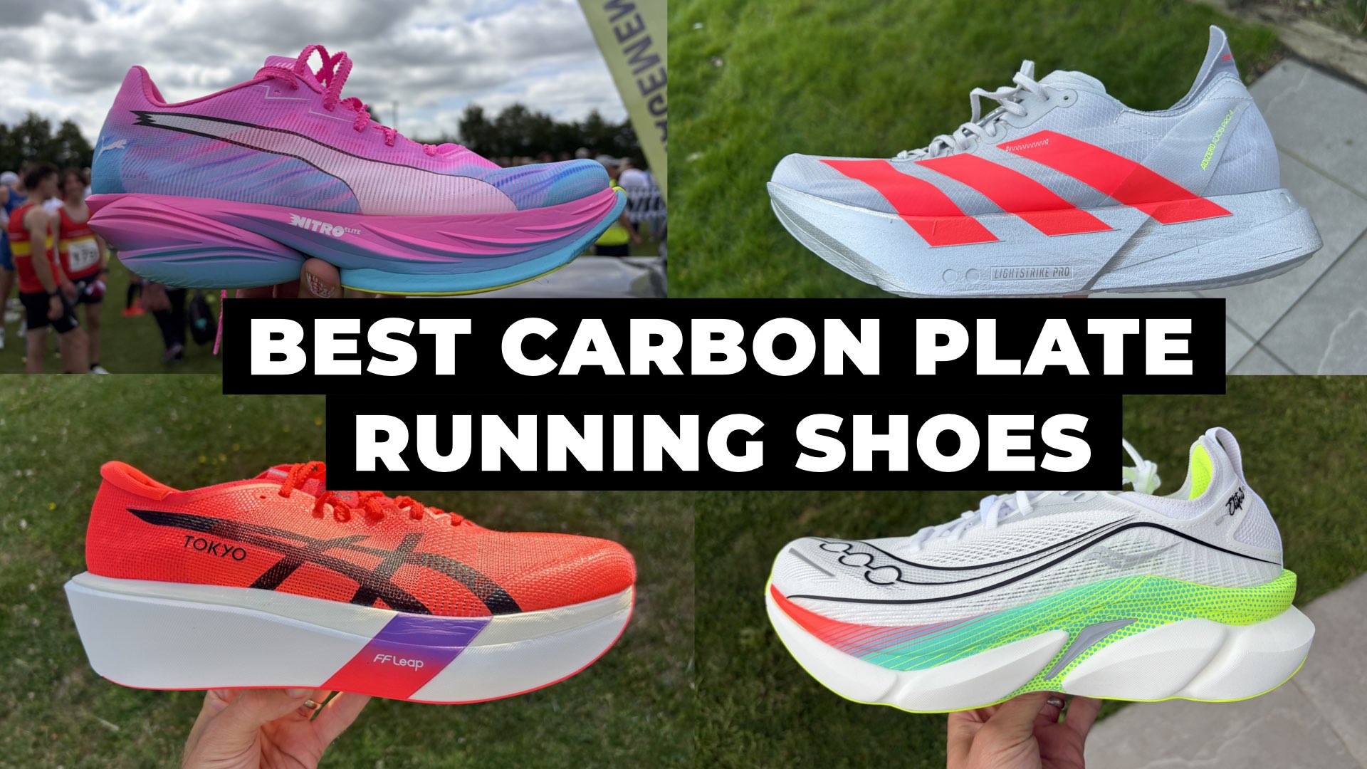 Carbon-plate running shoes comparison image