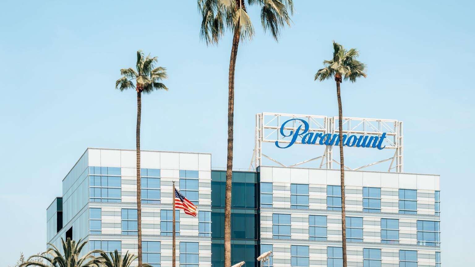 Paramount+ building logo — the streamer added 700K subscribers in Q1 2026 but missed analyst targets