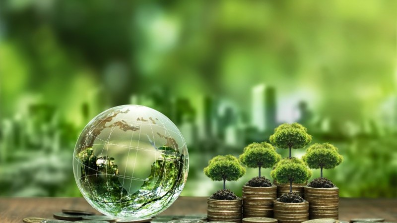 Global sustainable debt outlook visualization