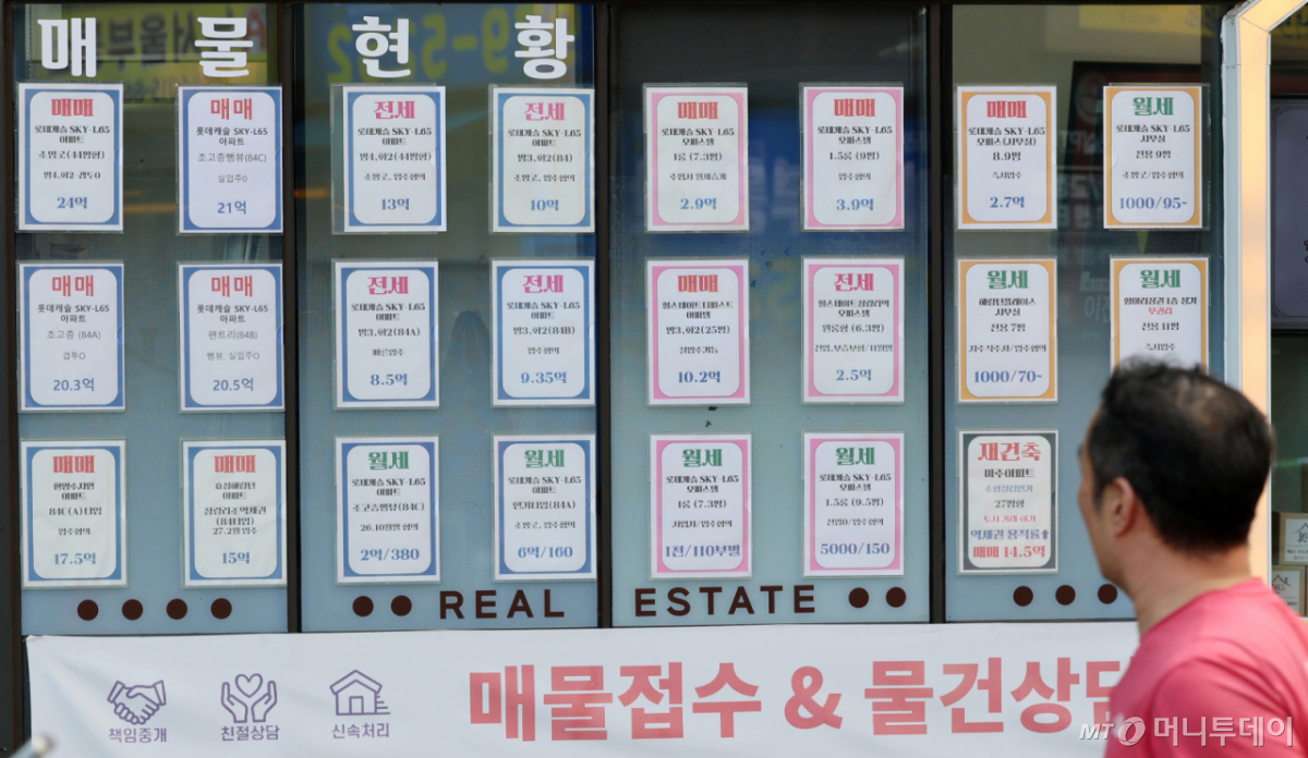 Panoramic view of a Seoul apartment complex