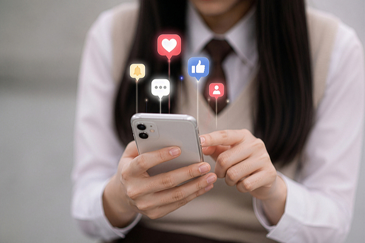 Graph showing Korean public opinion on teen social media restrictions