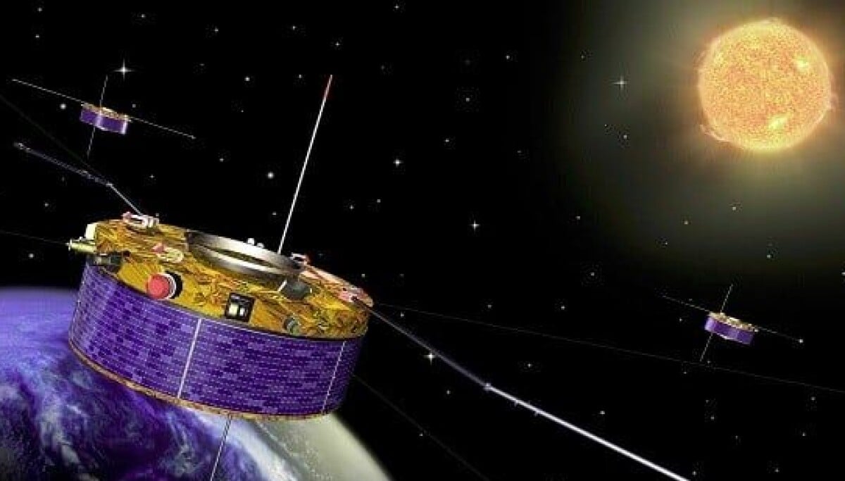 ESA Cluster mission satellite illustration