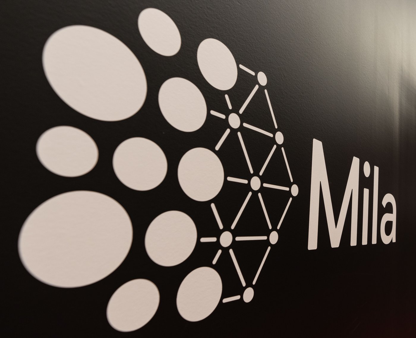 Vandalized offices of the Mila AI research institute in Montreal