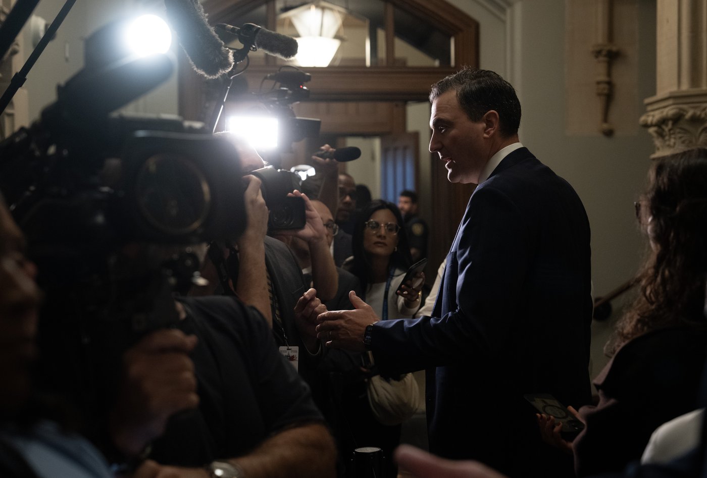 Coverage of Evan Solomon's remarks on Canada's collaborative approach to AI safety