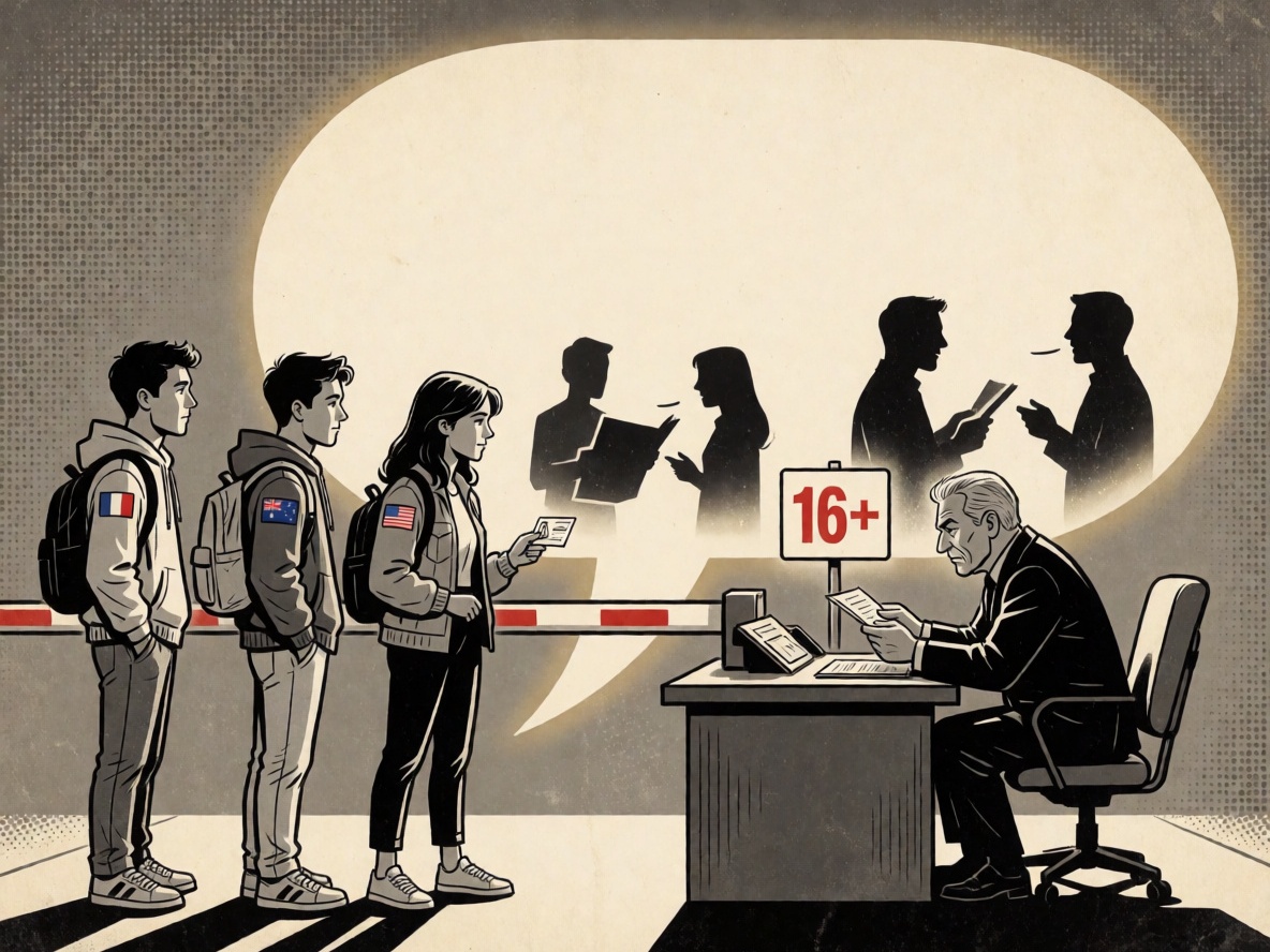 Illustration of social media usage barriers