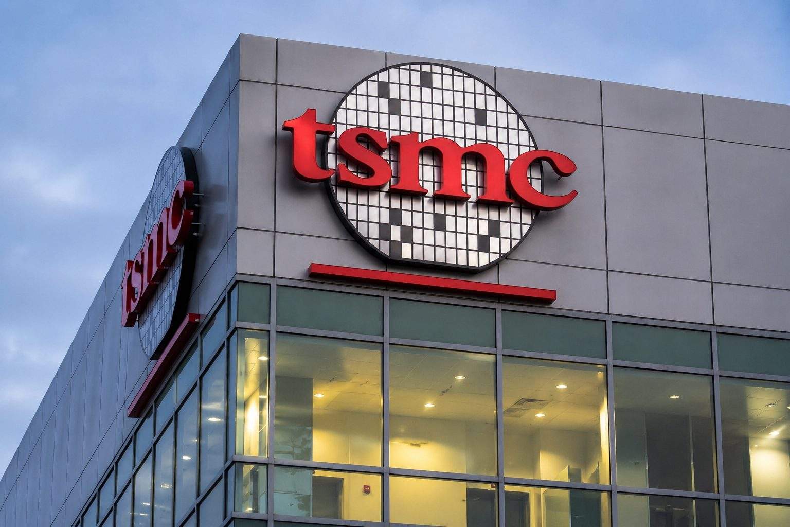 TSMC stock chart showing 5.4% single-day jump following Nvidia RTX Spark announcement