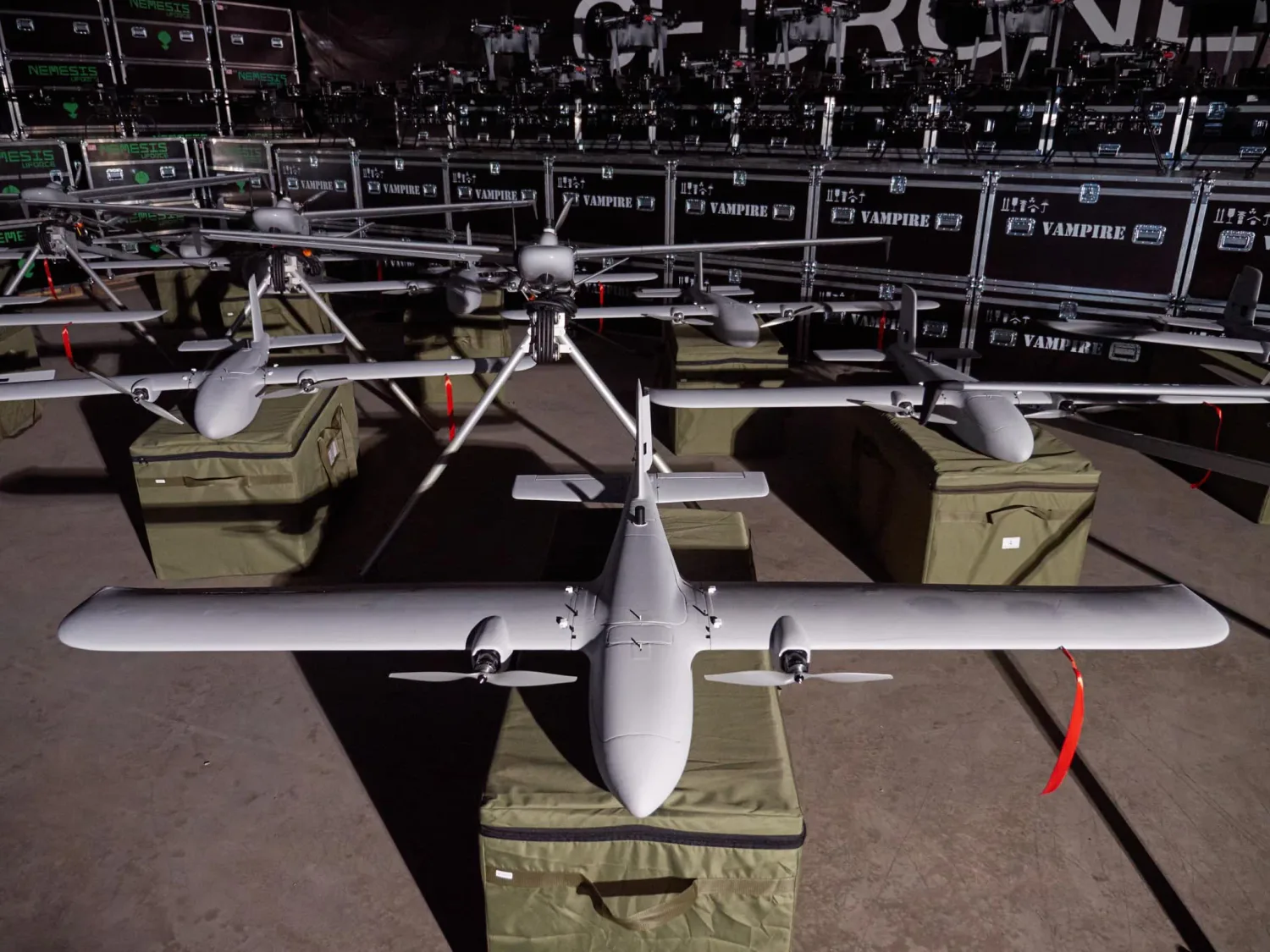 Ukrainian military operating FPV drones