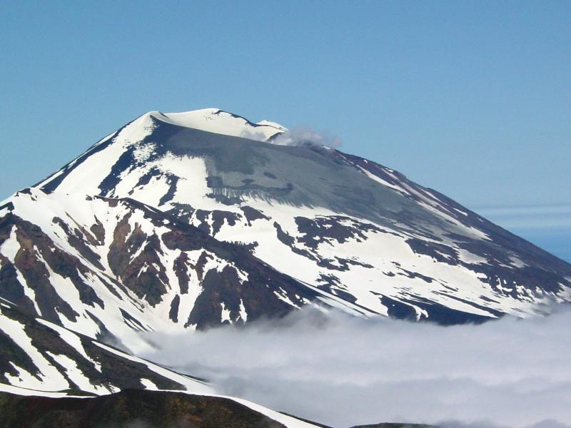 Korovin volcano landscape