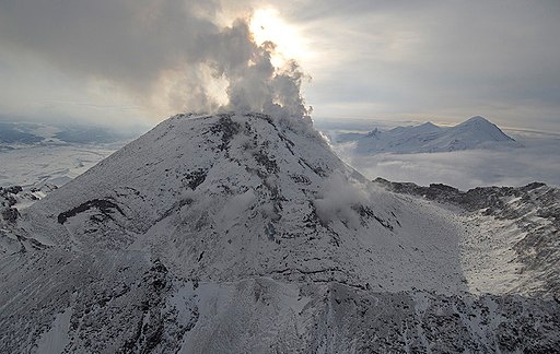 Bezymianny volcano, Russia, subject of an elevated alert level as of May 14, 2026