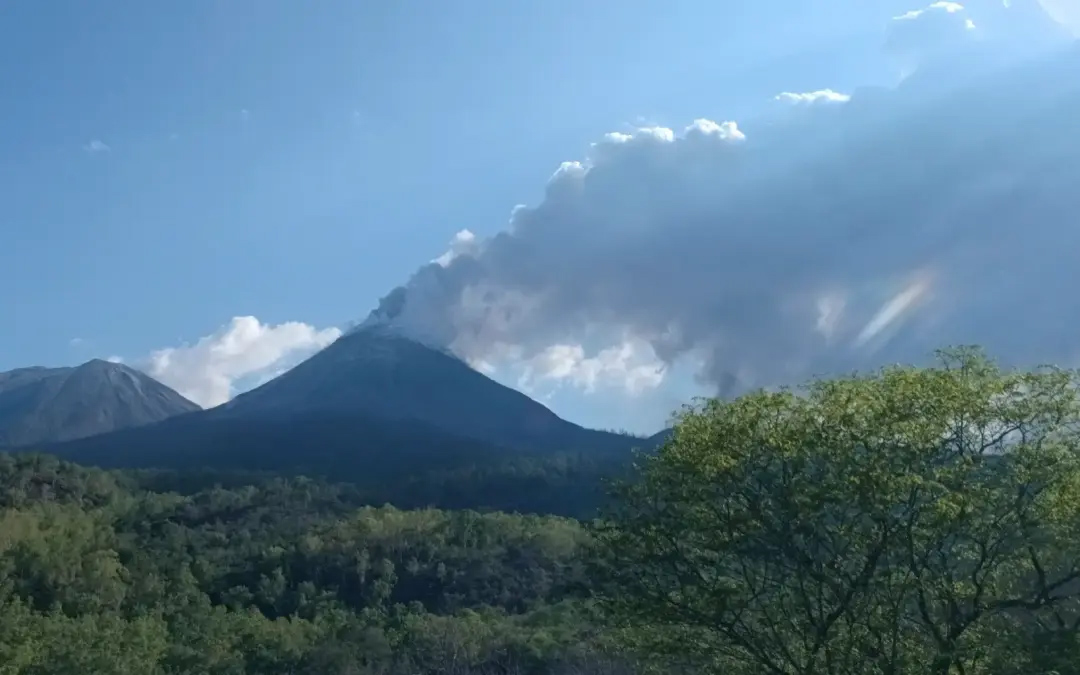 Lewotobi volcano, Indonesia, subject of a recent alert level raise