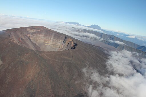 Piton de la Fournaise volcano