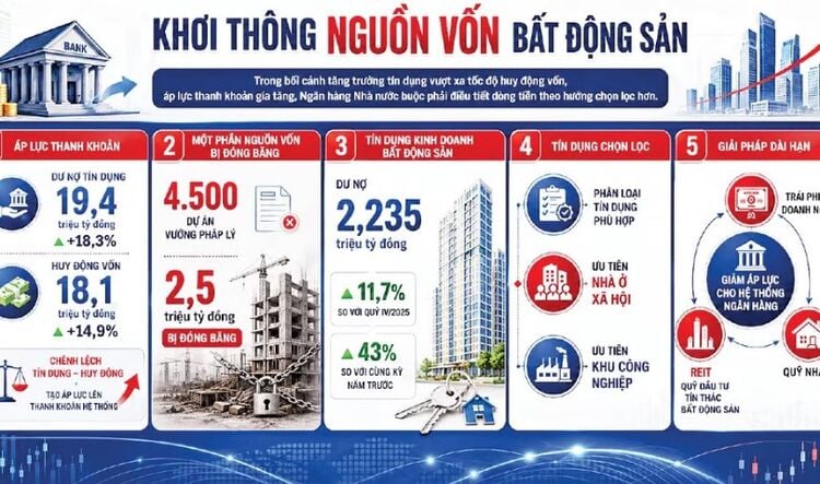 Image of capital allocation status in the Vietnamese real estate market