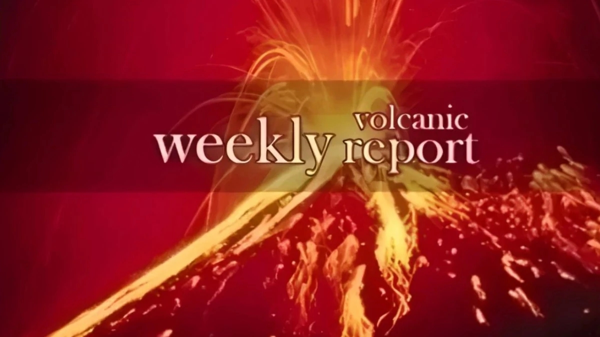 Weekly volcanic activity report header