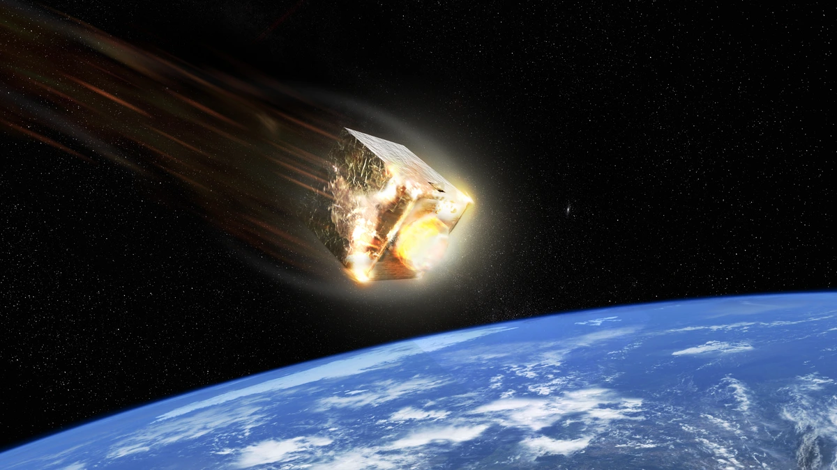 Cluster spacecraft reentry