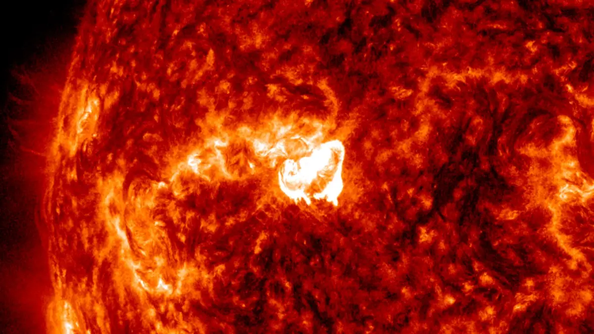 SDO AIA 304 image showing solar activity on September 6, 2026