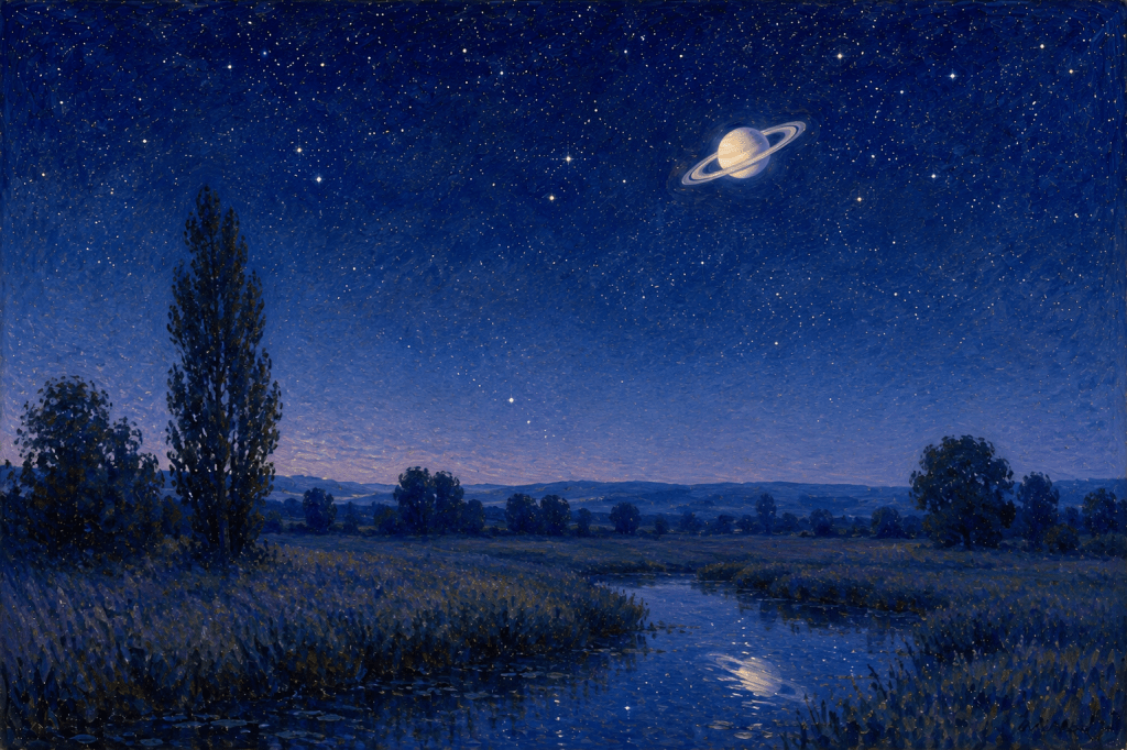 Venus near Spica in the evening sky