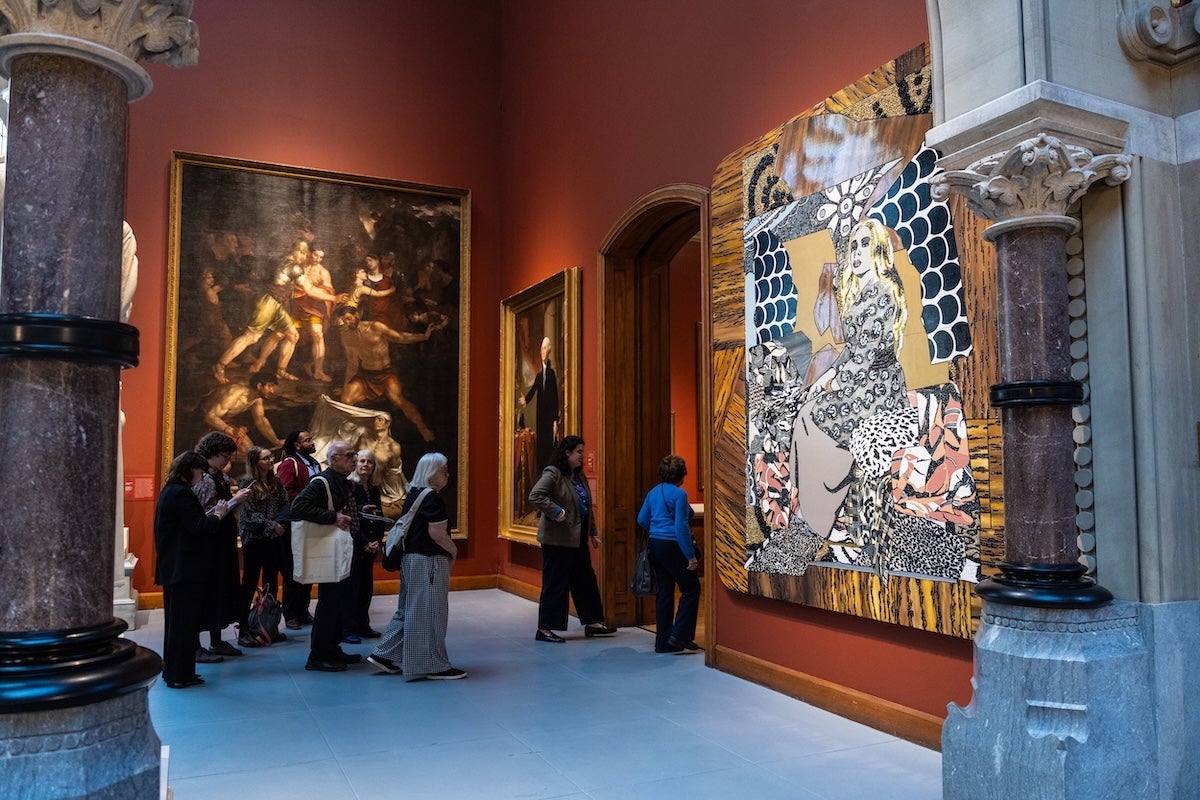 A Nation of Artists installation at PAFA, Philadelphia