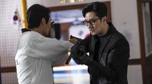 K-drama thriller artwork and cast stills