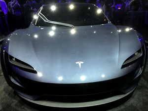 Hovering Tesla Roadster related image