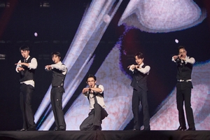 Exo concert promotional material related to ticketing news