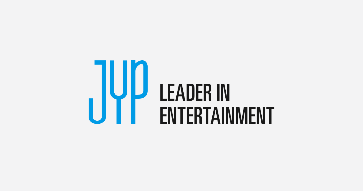 JYP Entertainment logo and stock chart showing volatility