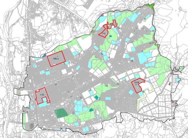 Image of redevelopment status in Sujeong/Jungwon, Seongnam