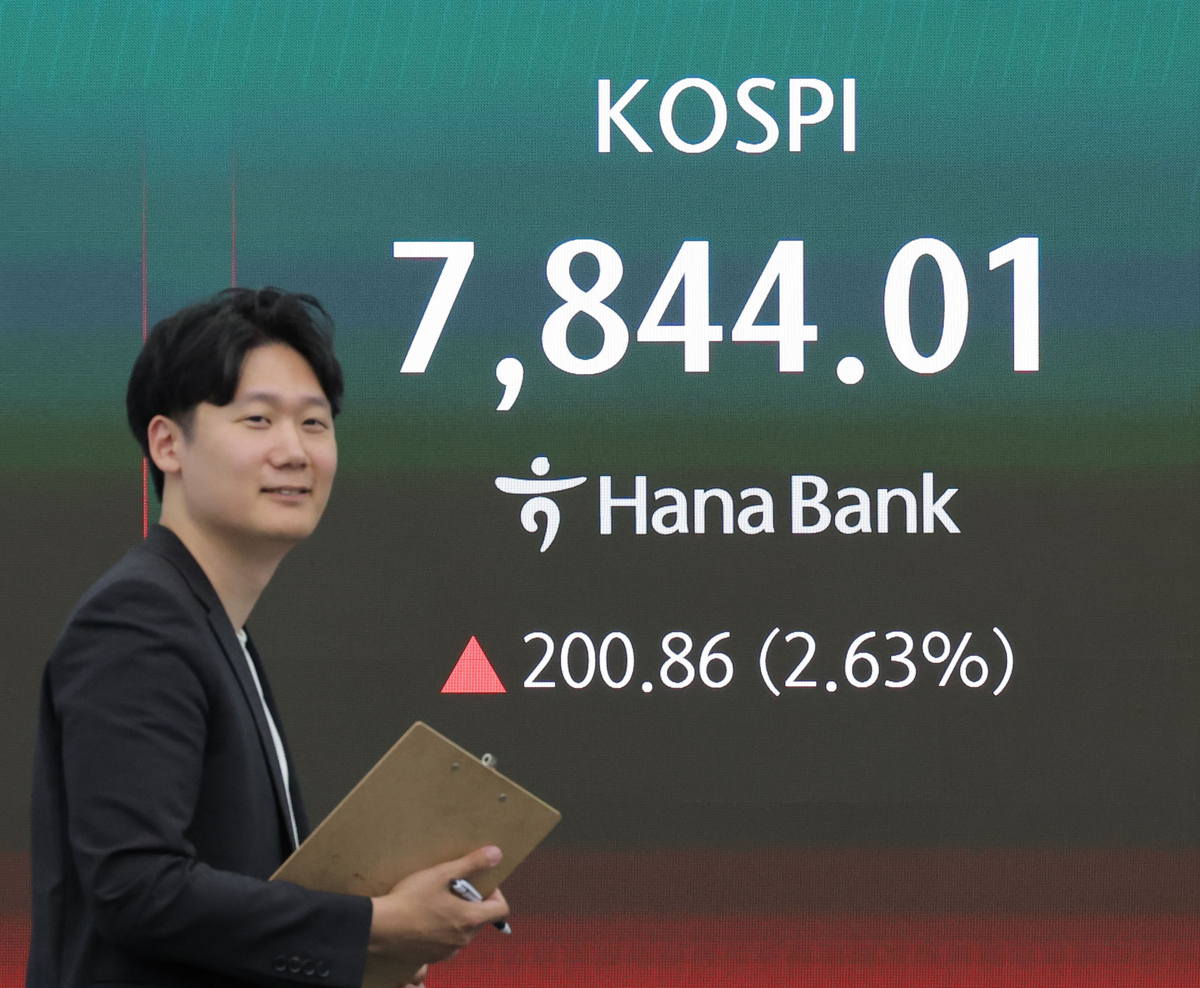 KOSPI tests 7,900 on May 14 amid sector rotation